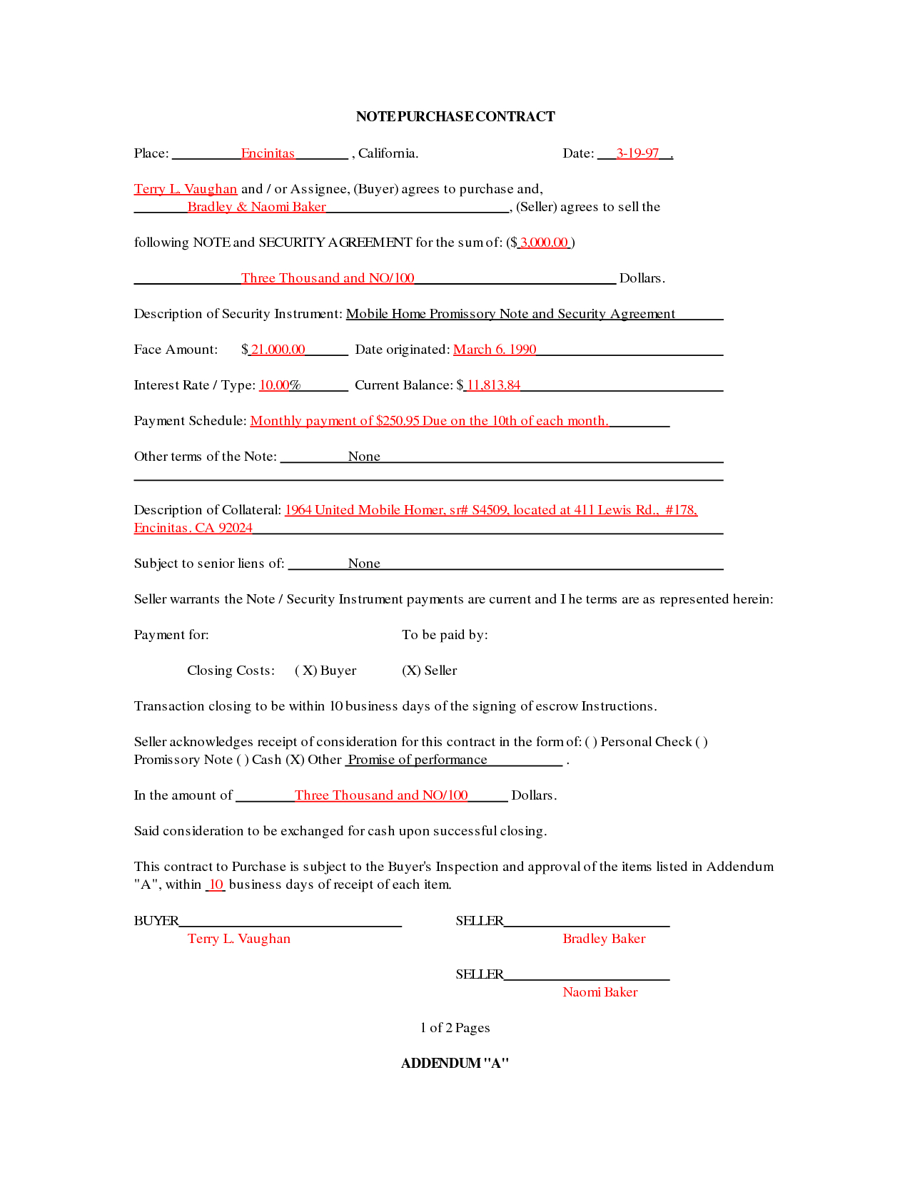 Purchase Agreement Mn 023 Mobile Home Purchase Agreement Template 190793 Fascinating Ideas