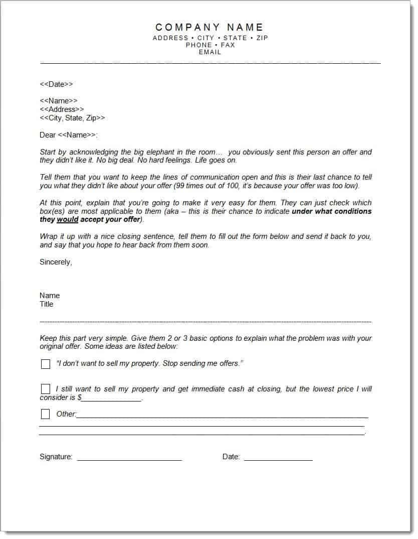 Purchase Contract Cancellation Agreement 007 Real Estate Offer Template Follow Up Letter Amazing Ideas