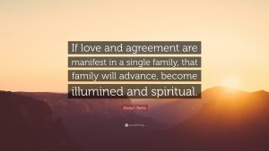 Quotes On Agreement Abdul Bah Quote If Love And Agreement Are Manifest In A Single
