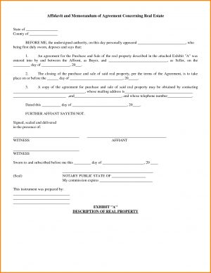 Real Estate Purchase Agreement Form 8 Free Purchase Agreement Memo Templates