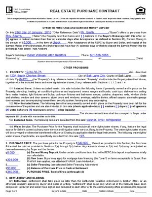 Real Estate Purchase Agreement Form Real Estate Purchase Contract Example