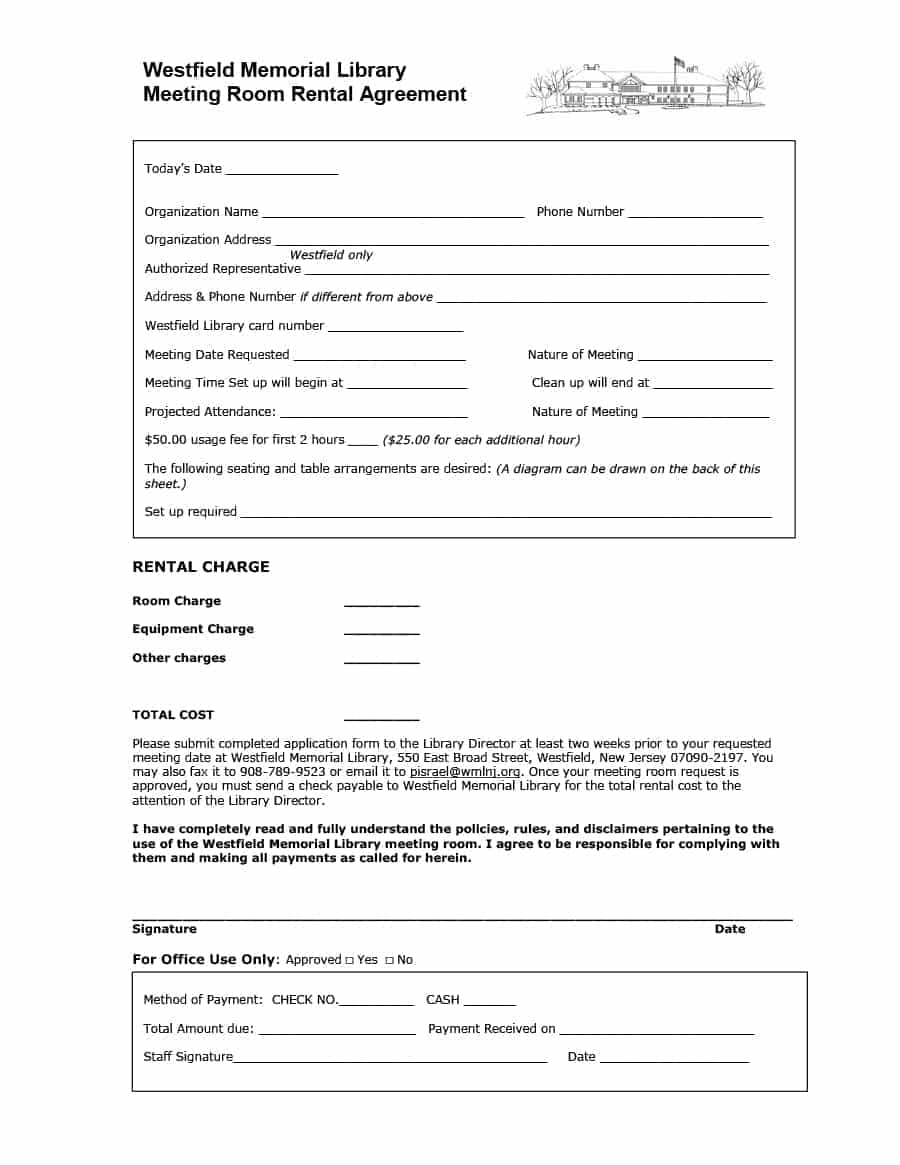 Rental Agreement Contract 39 Simple Room Rental Agreement Templates Template Archive