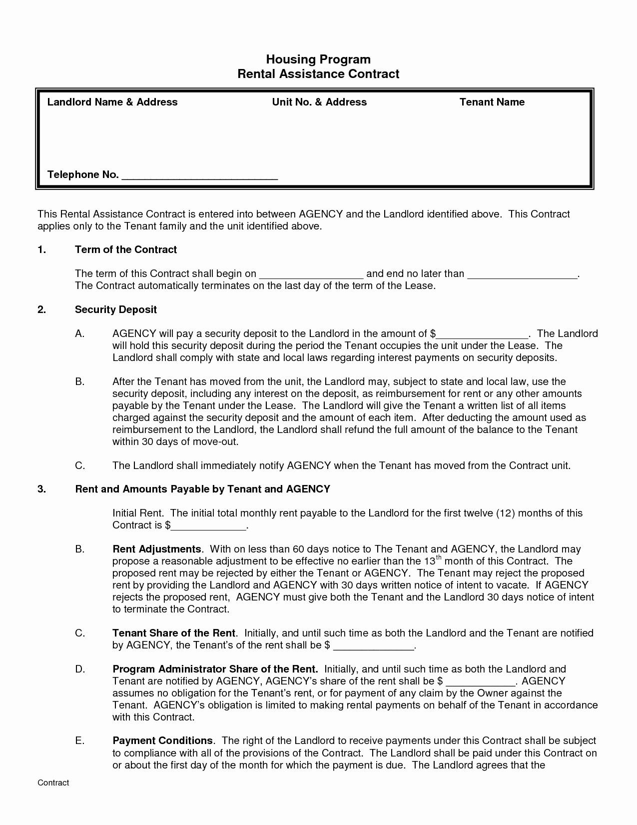 Rental Agreement Contract Month To Month Rental Agreement Template Word Lera Mera