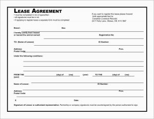 Rental Agreement Example Elegant California Commercial Lease Agreement Template Free Best
