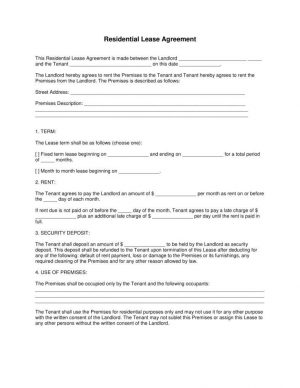 Residential Lease Agreement Doc 8 Tenant Lease Agreement Templates Pdf Free Premium Templates