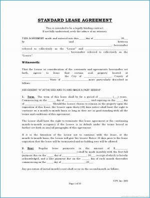 Residential Lease Agreement Doc Free Florida Residential Lease Agreement Template Amazing Free