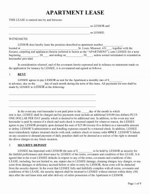 Residential Lease Agreement Doc Luxury Free Texas Standard Residential Lease Agreement Template