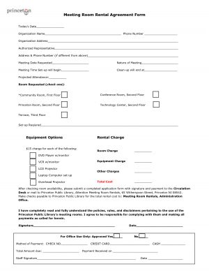 Room Rental Agreement Form Print Room Rental Agreement Form Sample
