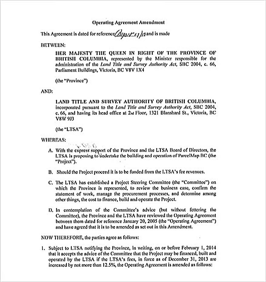 S Corp Operating Agreement Template How To Write An S Corp Operating Agreement Your Business Mandegar