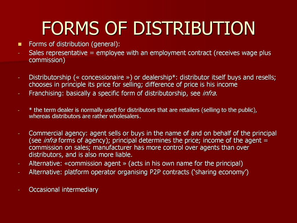 Sales And Distribution Agreement Distribution Why Distribution Agreements Distribution V Direct