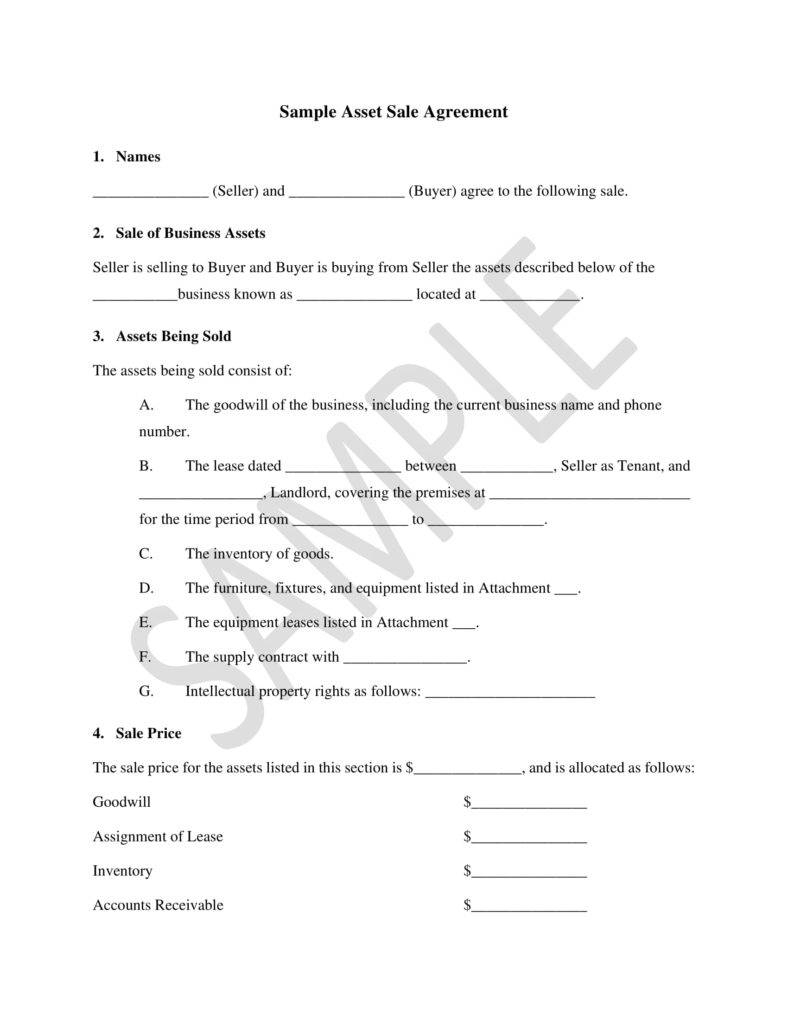 Sample Agreement For Takeover Of Business 7 Restaurant Cafe Bakery Purchase And Sale Agreement Templates