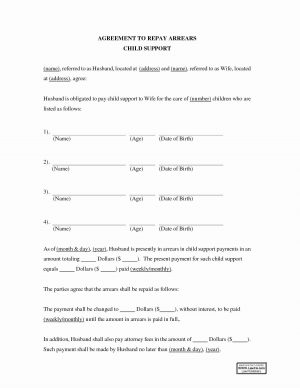 Sample Child Support Agreement 93 Child Support Agreement Letter Sample Child Support Agreement