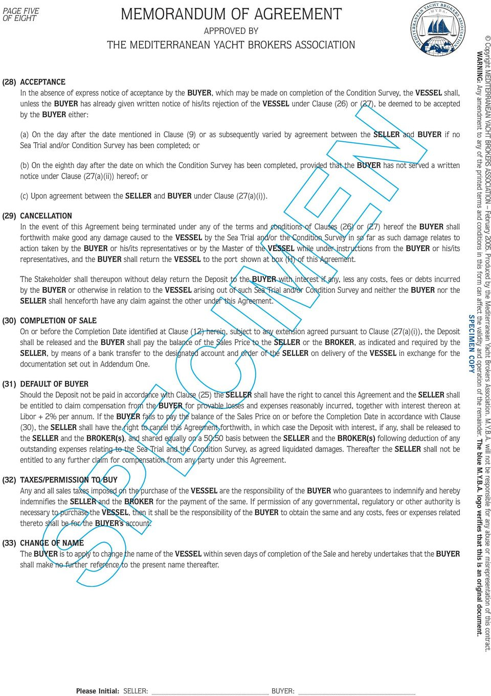 Sample Contract Agreement Between Buyer And Seller Memorandum Of Agreement Pdf