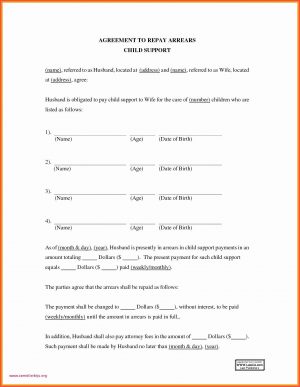 Sample Of Child Custody Agreement 99 Voluntary Child Support Agreement Form Free Agreement