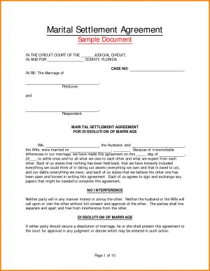 Sample Settlement Agreement 8 Divorce Settlement Agreement Form Instinctual Intelligence