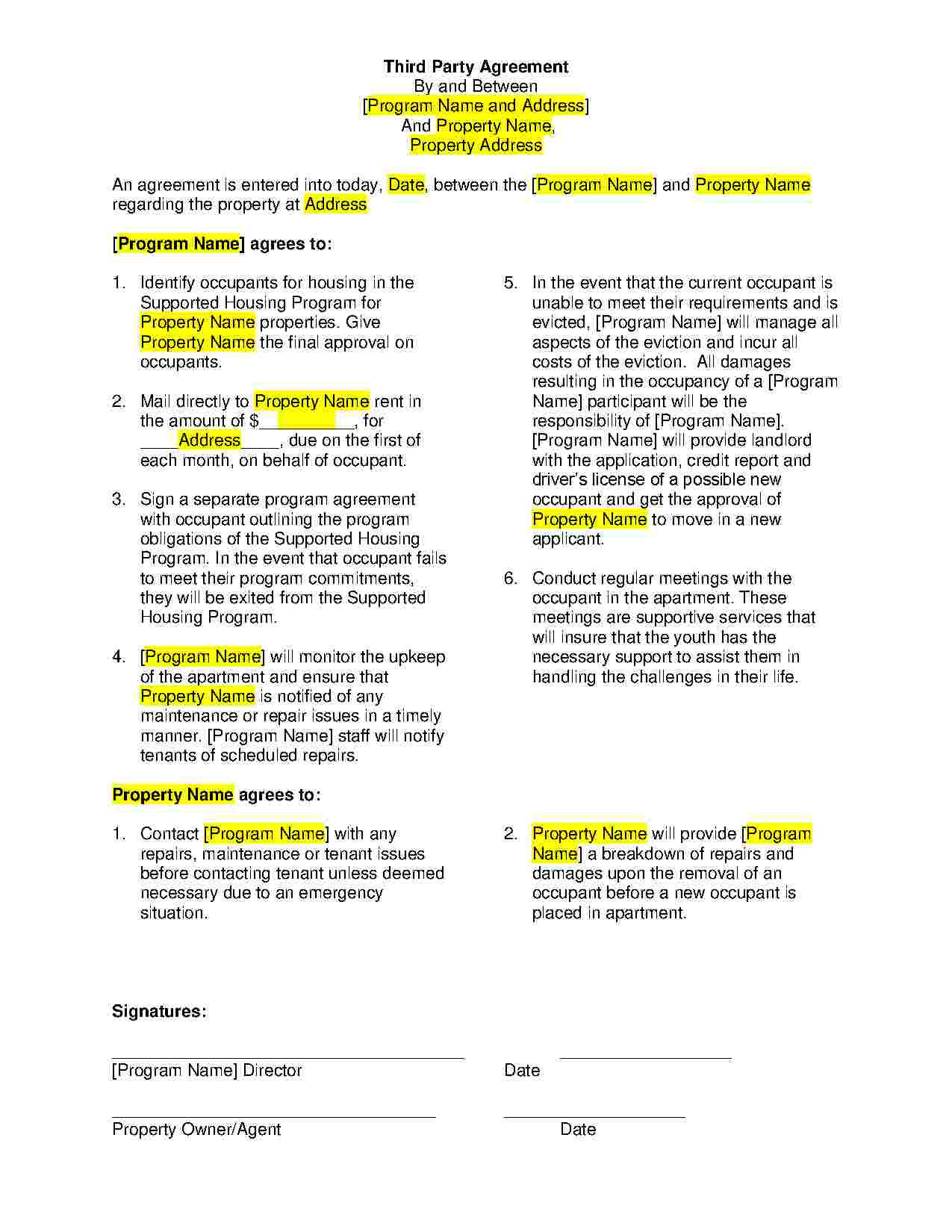 Separate Maintenance Agreement Download Home Lease Agreement Style 36 Template For Free At