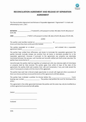 Separation Agreement Template Nc Last Will And Testament Form Nc Inspirational Separation Agreement