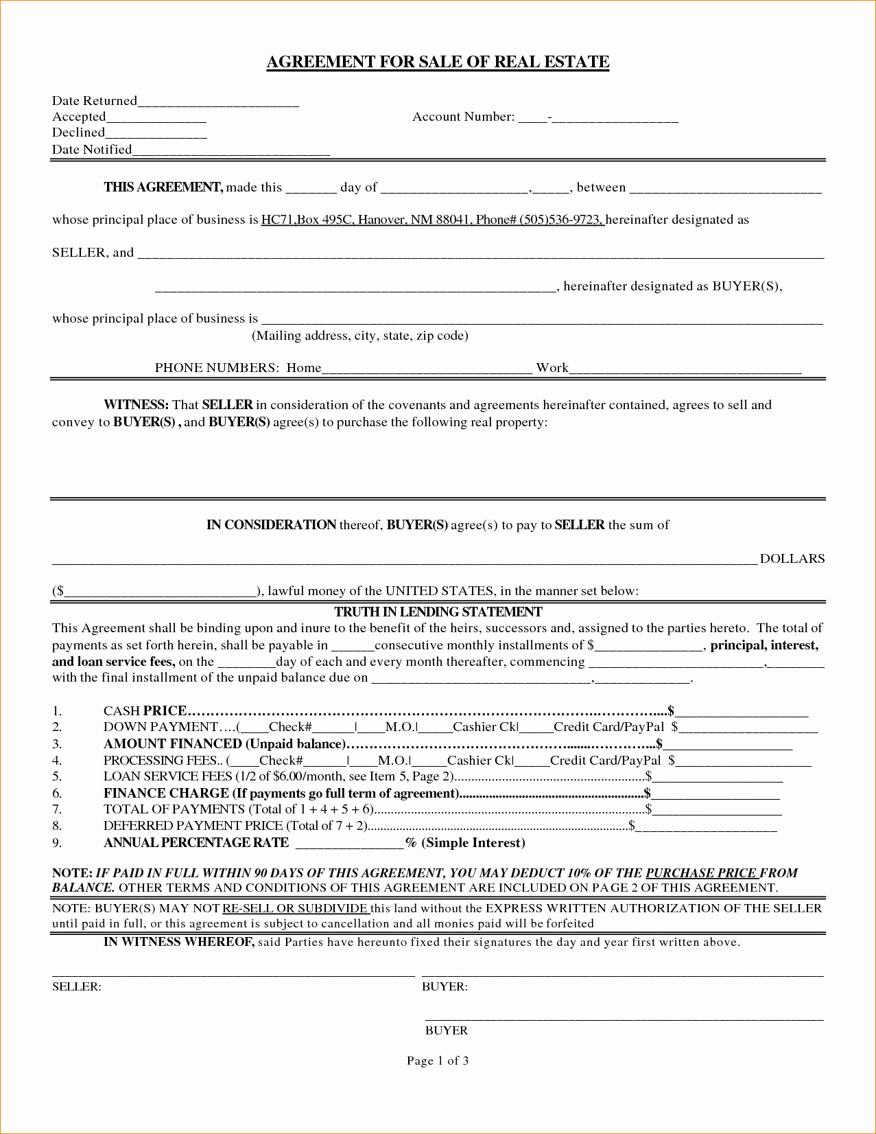 Simple Agreement Contract 30 Simple Real Estate Contract Tate Publishing News