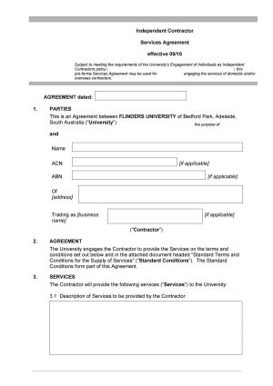 Simple Agreement Contract 50 Free Independent Contractor Agreement Forms Templates