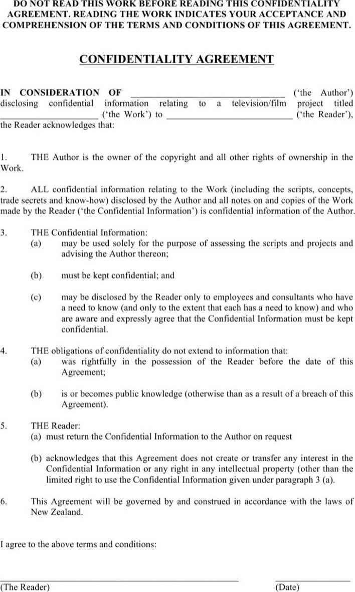 Simple Confidentiality Agreement Download Example Basic Confidentiality Agreement For Free
