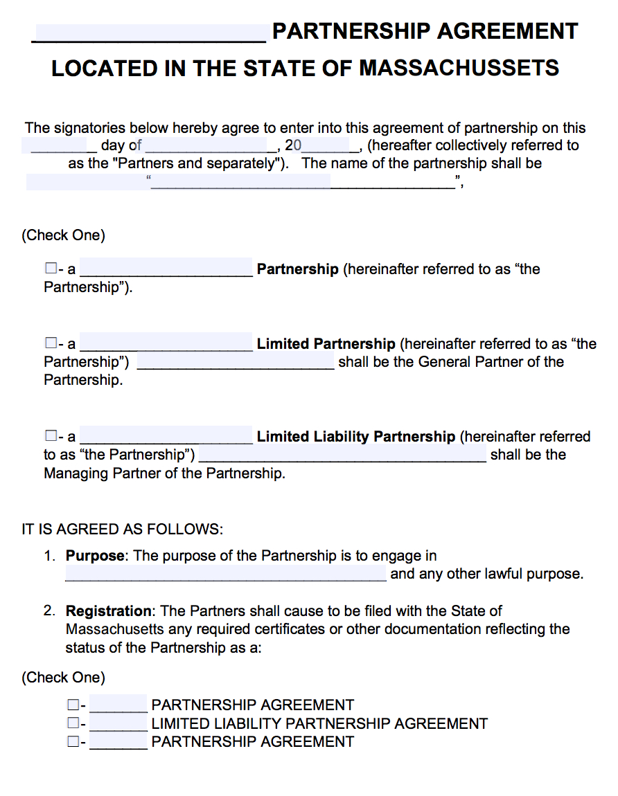 Simple Partnership Agreement Template 011 Ma Partnership Agreement Template Ideas Stupendous Free Word Uk