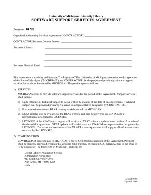 Software Agreement Contract 4 Software Agreement Contract Forms Pdf Doc