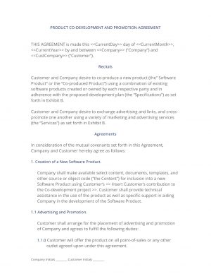Software Agreement Contract Software Co Development Contract 3 Easy Steps
