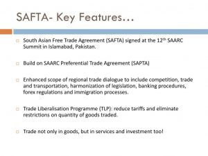 South Asian Preferential Trade Agreement Ppt Saarc And South Asian Trade International Conference On Saarc