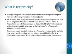 State Tax Reciprocity Agreements Multistate Withholding Reporting For Business Travelers Ppt Download
