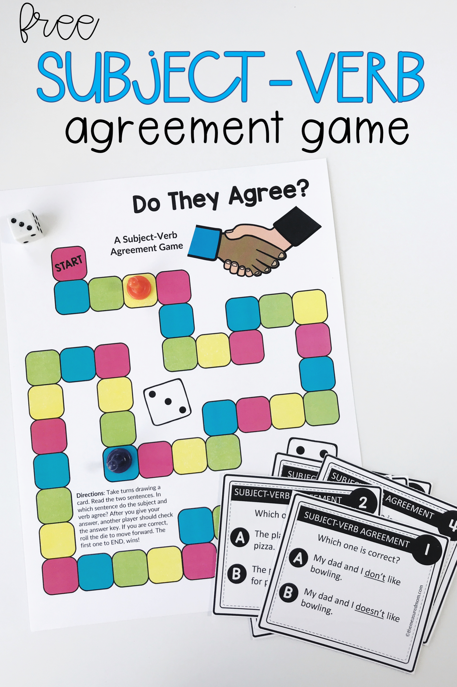 Subject Of Verb Agreement Free Games To Reinforce Subject Verb Agreement Rules The Measured Mom
