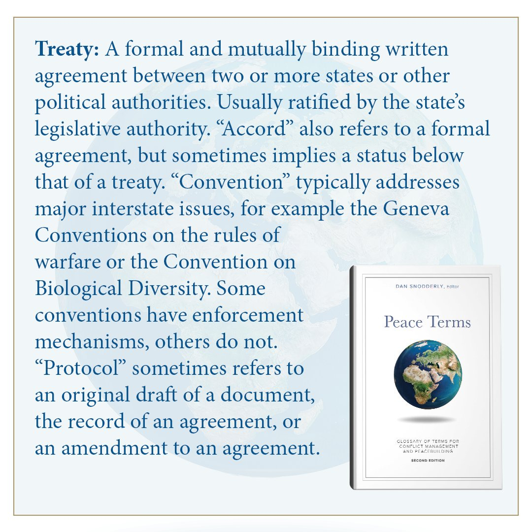 Synonym For In Agreement Us Institute Of Peace On Twitter Armistice An Agreement To Stop