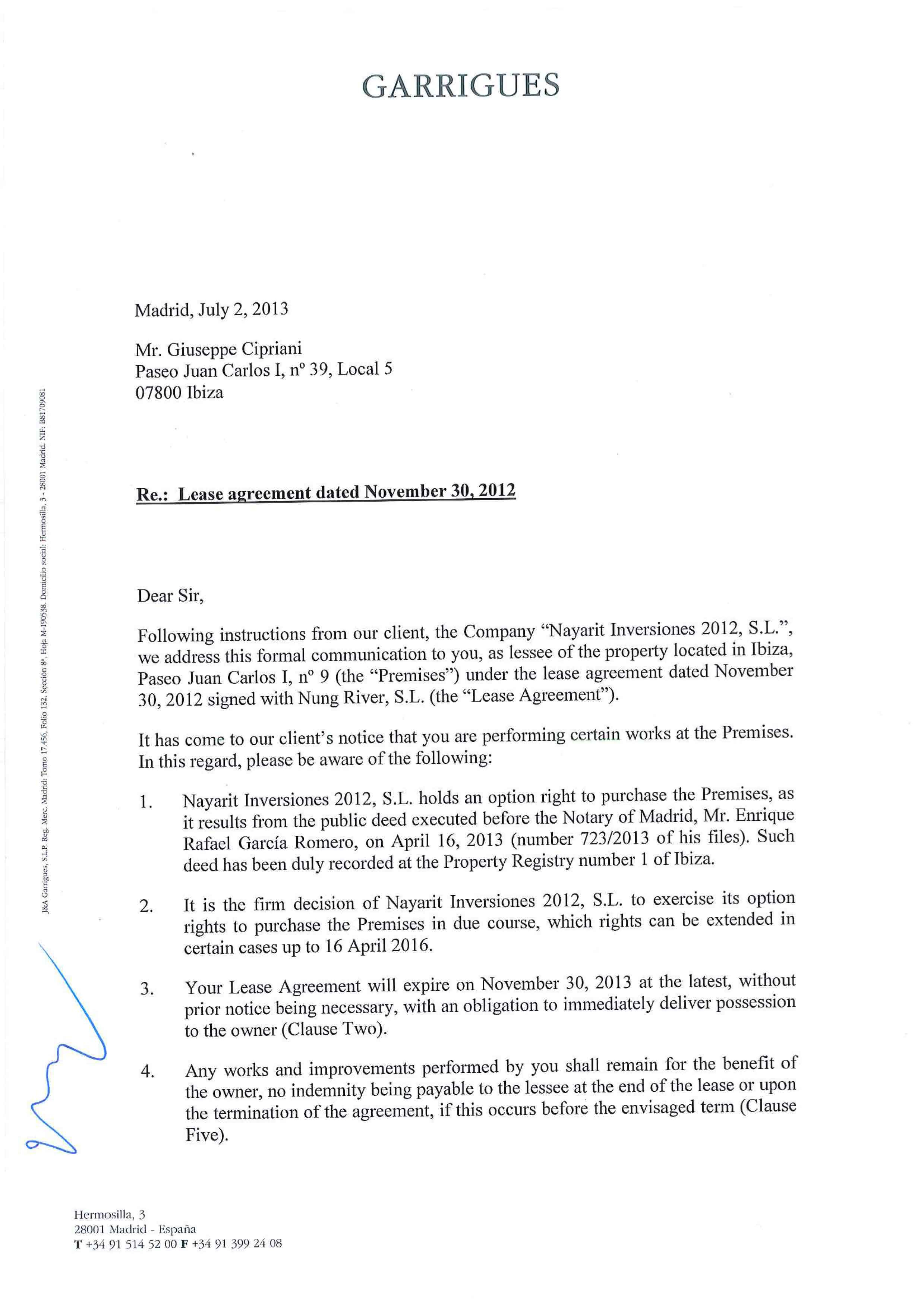 Tenancy Agreement Extension Letter Sample Letter Requesting Copy Of Lease Extension Of Agreement