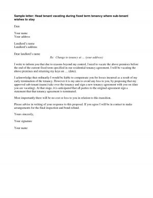Termination Of Lease Agreement Example Of Letter To Terminate Lease Mamiihondenk