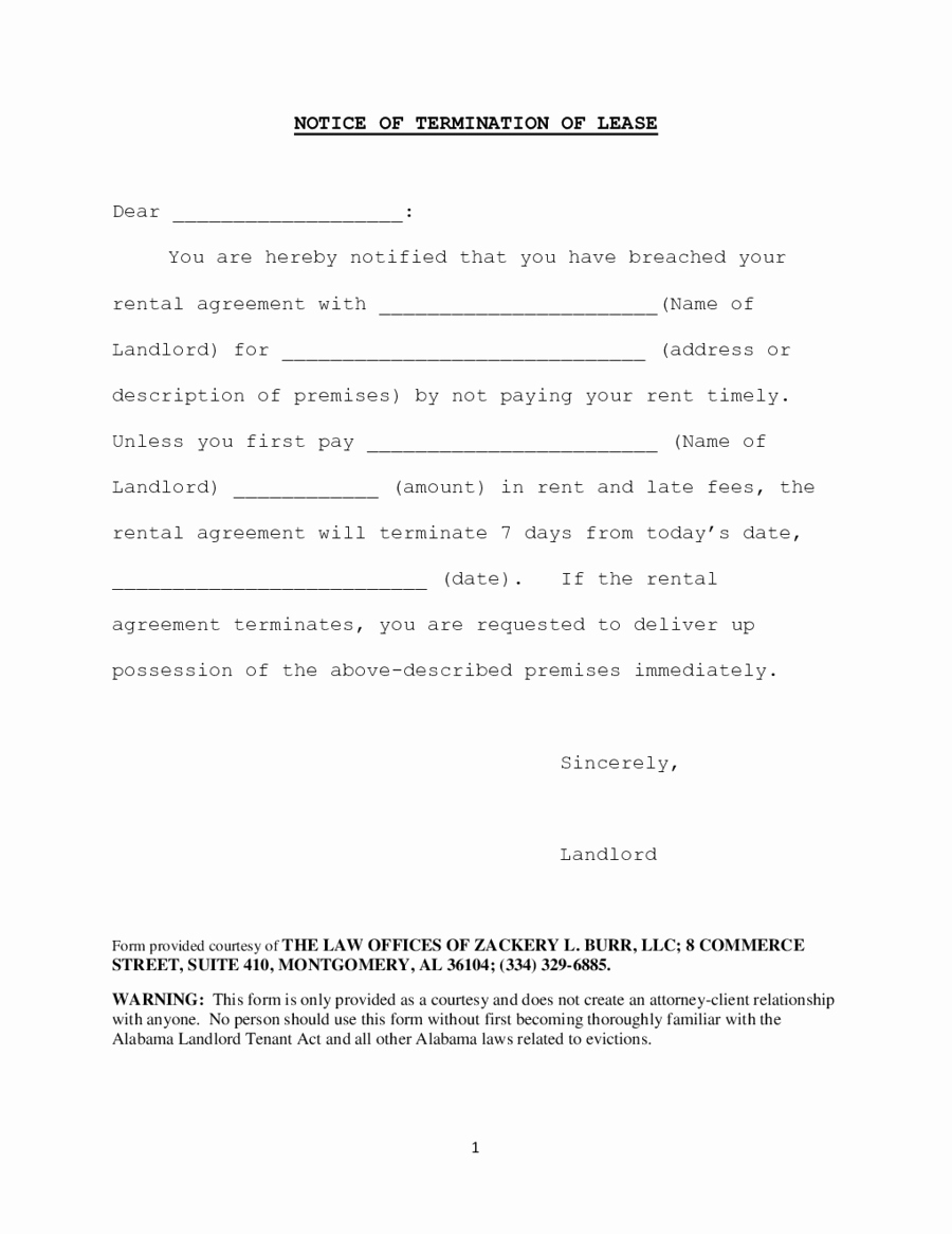 Termination Of Lease Agreement Rental Agreement Termination Letter New 2019 Lease Termination Form