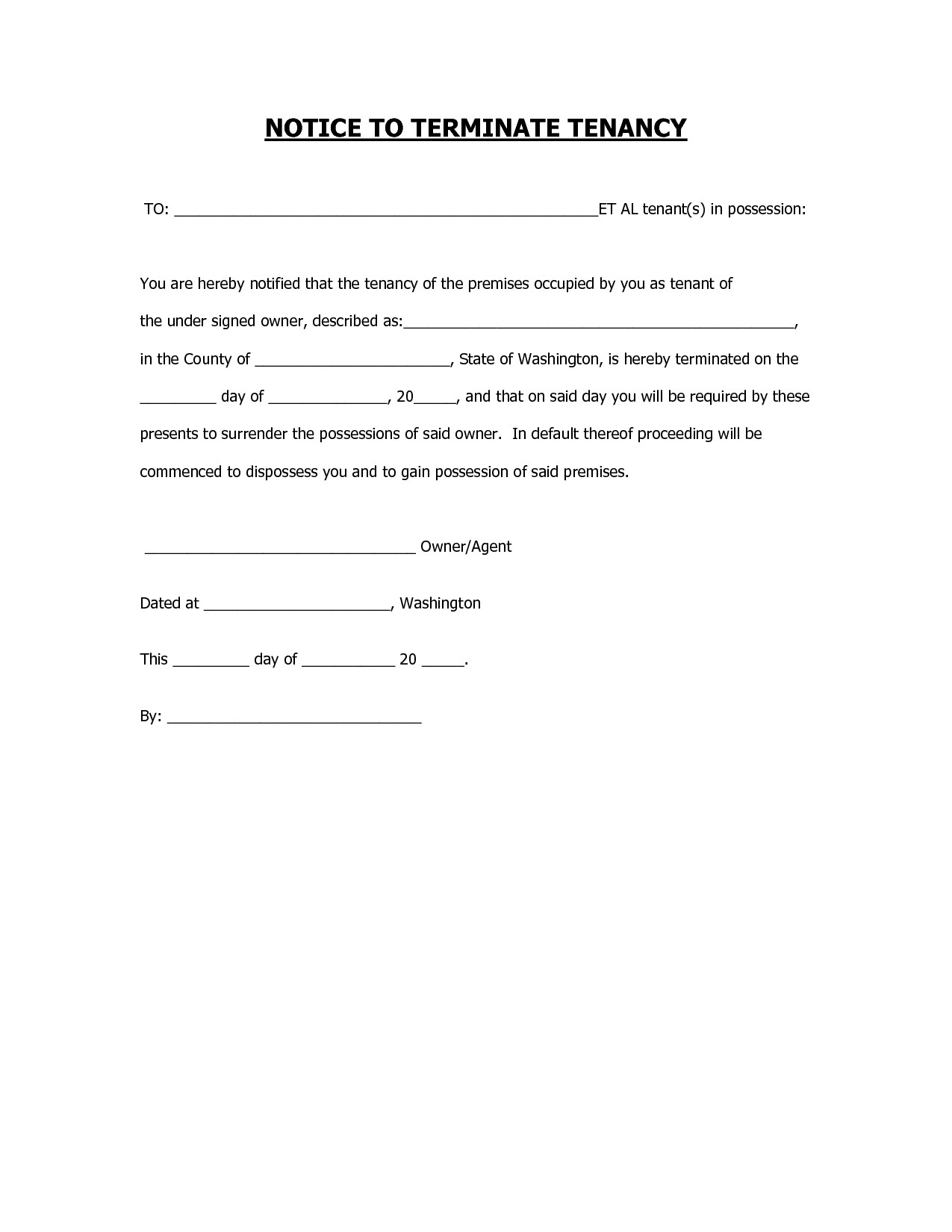 Termination Of Lease Agreement Termination Of Rental Agreement Letter Termination Lease Agreement