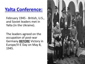 The Yalta Agreement Ppt Yalta Conference Powerpoint Presentation Id5315987