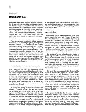 Three Parties Agreement Chapter Three Case Examples Cooperative Agreements For Corridor