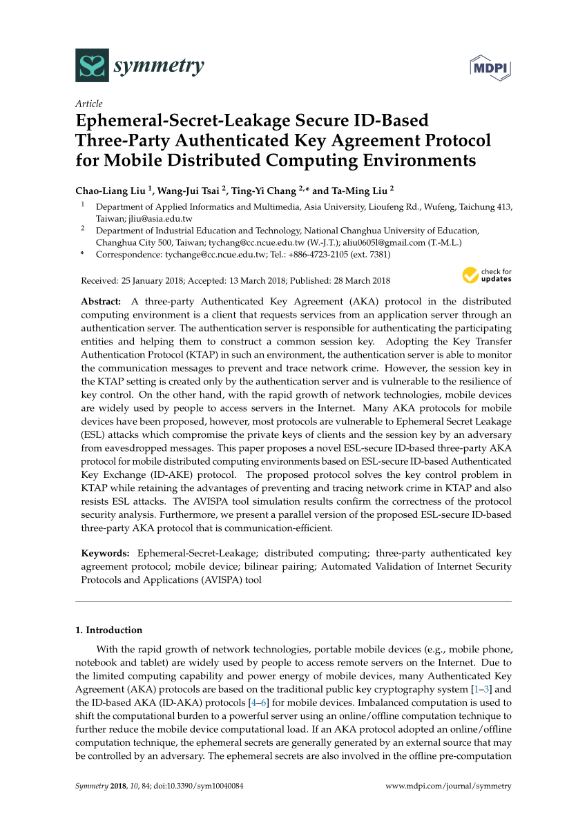 Three Parties Agreement New Identity Based Three Party Authenticated Key Agreement Protocol