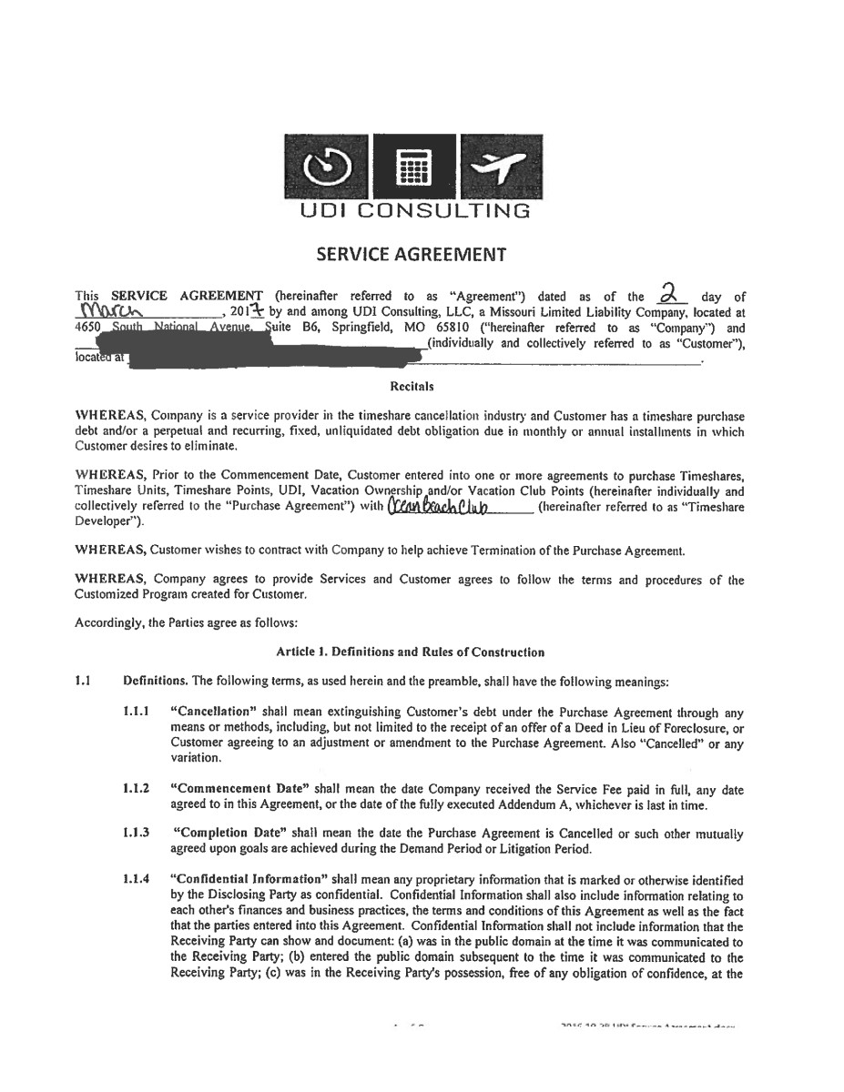 Timeshare Rental Agreement Timeshare Exit Trap How Some Of Southwest Missouris Timeshare