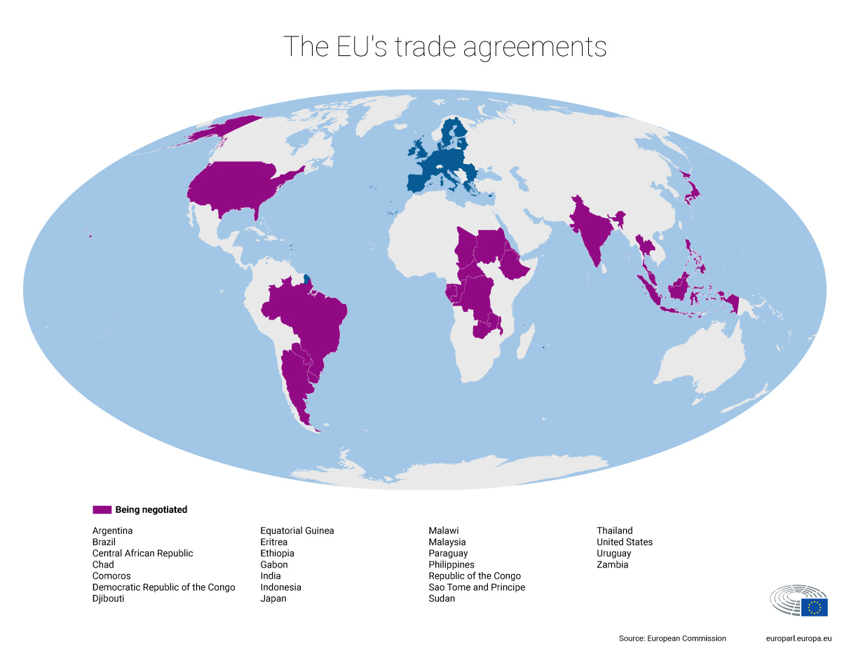 Transatlantic Trade Agreement After Ceta The Eu Trade Agreements That Are In The Pipeline