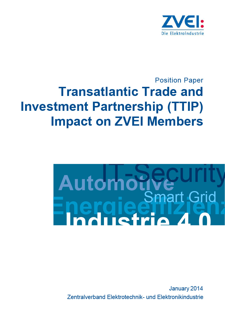 Transatlantic Trade Agreement Transatlantic Trade And Investment Partnership Impact On Zvei