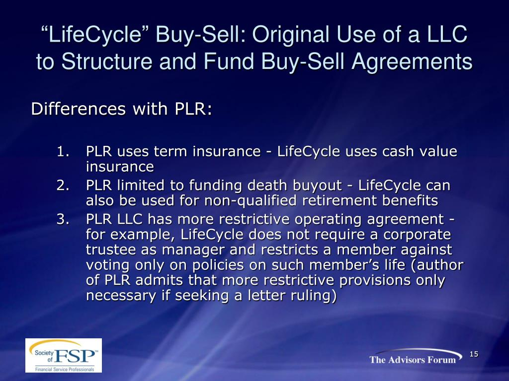 Trusteed Buy Sell Agreement Ppt Society Of Fsp Advisors Forum Joint Teleconference