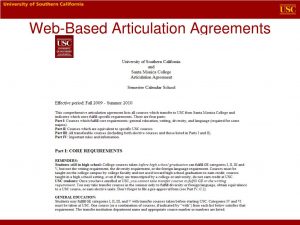 Usc Articulation Agreements Ppt 2012 Ciac Anaheim Ca Powerpoint Presentation Id4771185