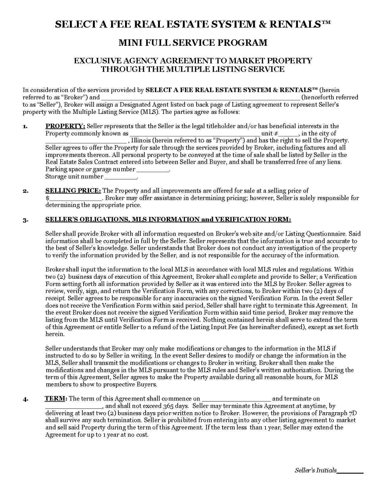 What Is A Listing Agreement In Real Estate Download Real Estate Agent Agreement Style 7 Template For Free At