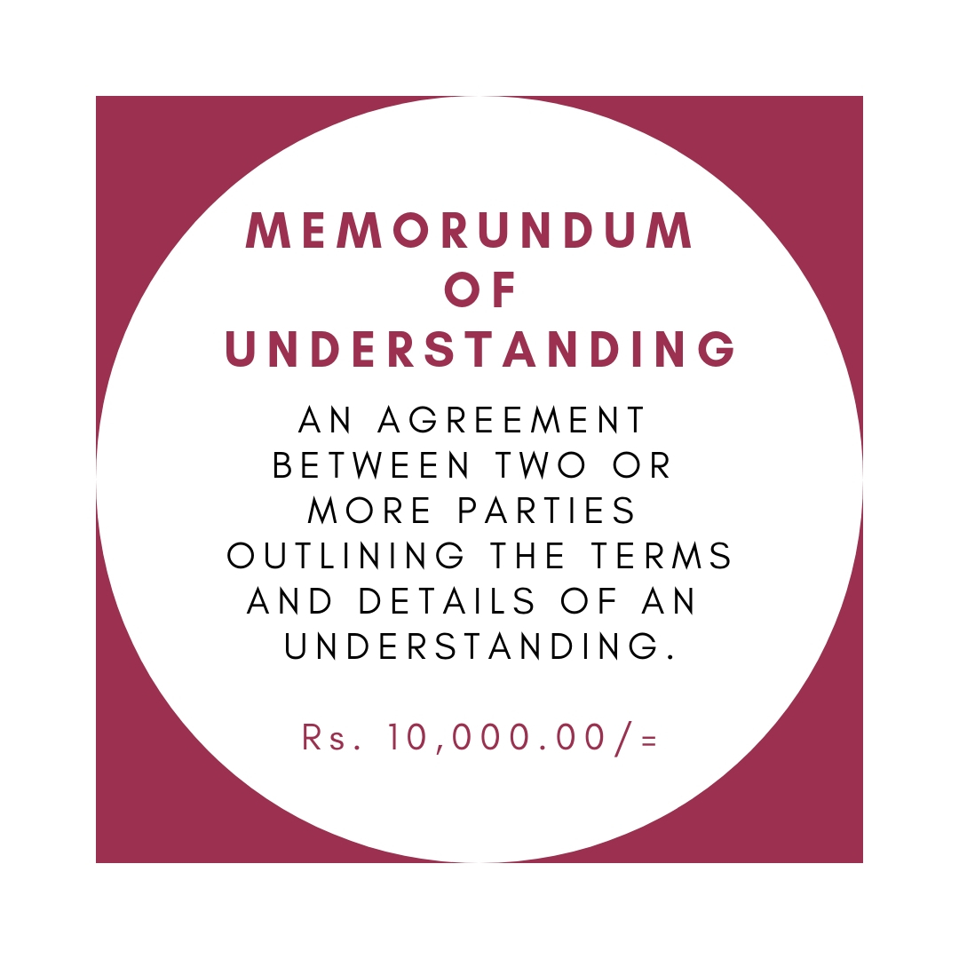 What Is A Memorandum Of Agreement Between Two Parties Memorandum Of Understanding