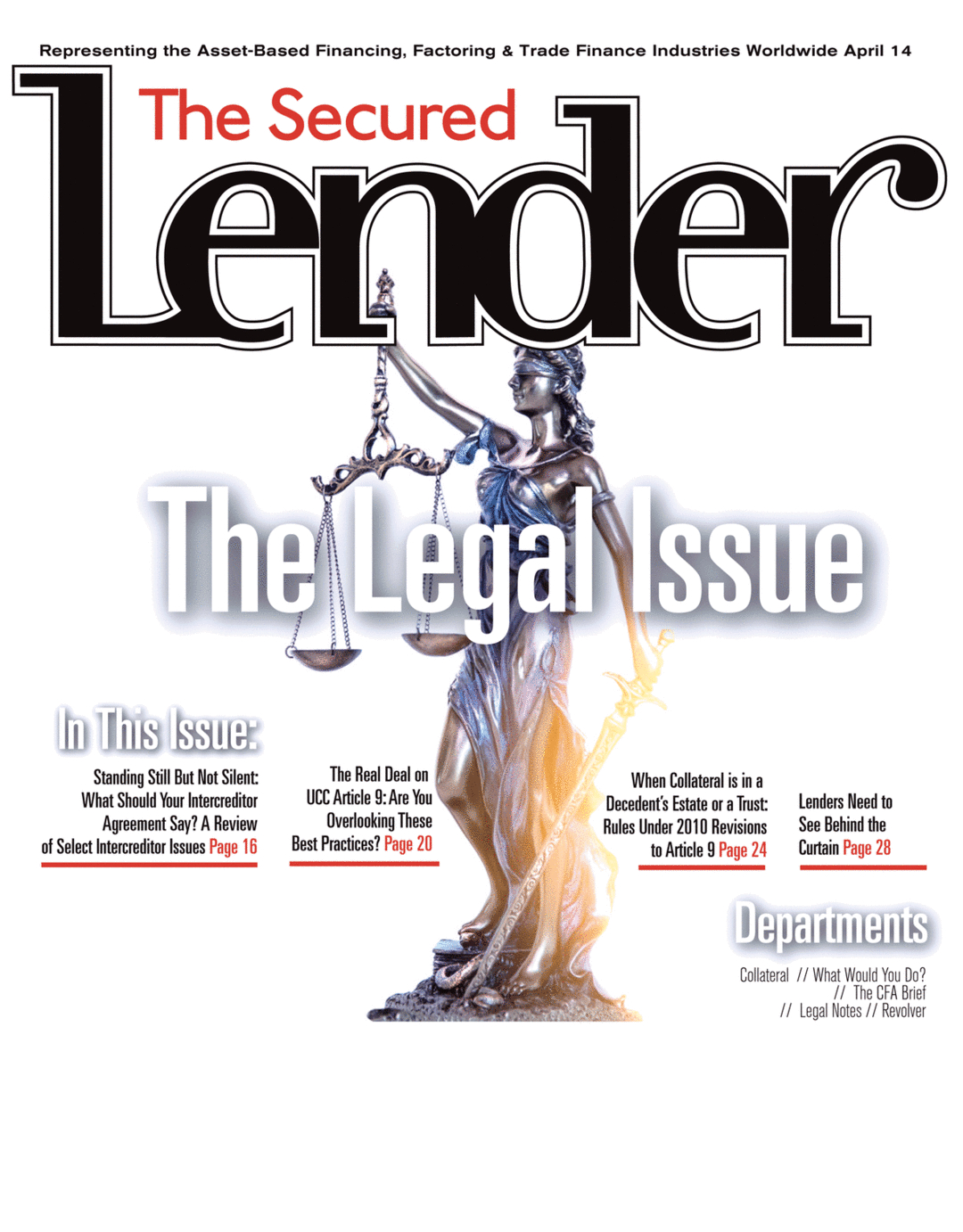 What Is An Intercreditor Agreement The Secured Lender April 2014 Front Cover
