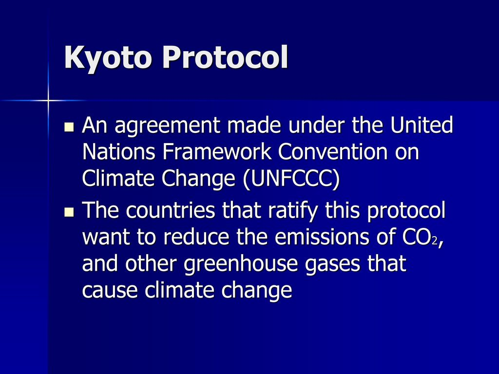 What Is Kyoto Agreement Kyoto Protocol Ppt Download