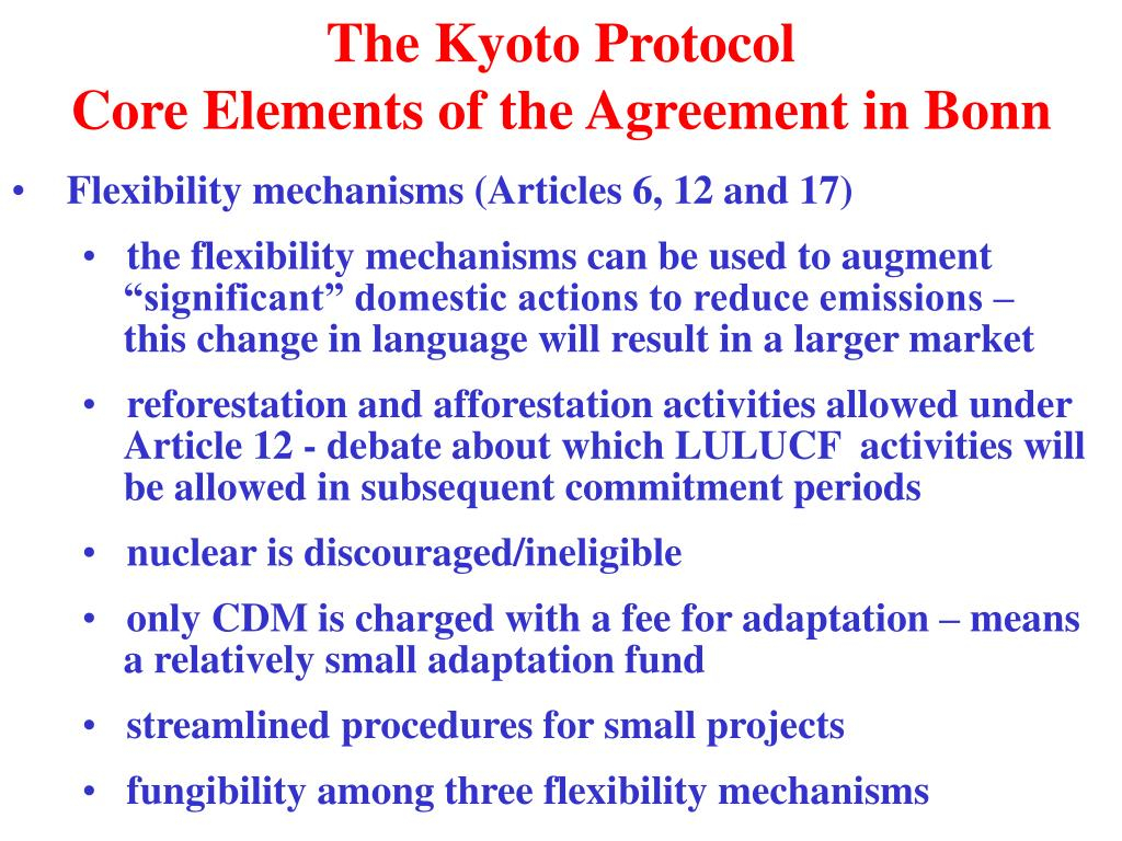What Is Kyoto Agreement Ppt The Kyoto Protocol Implications For The Bank And Our Clients