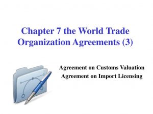 World Trade Agreement Ppt Chapter 7 The World Trade Organization Agreements 3